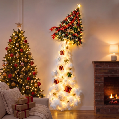 GlowTrail™ — Lámpara de pared del trineo de Santa