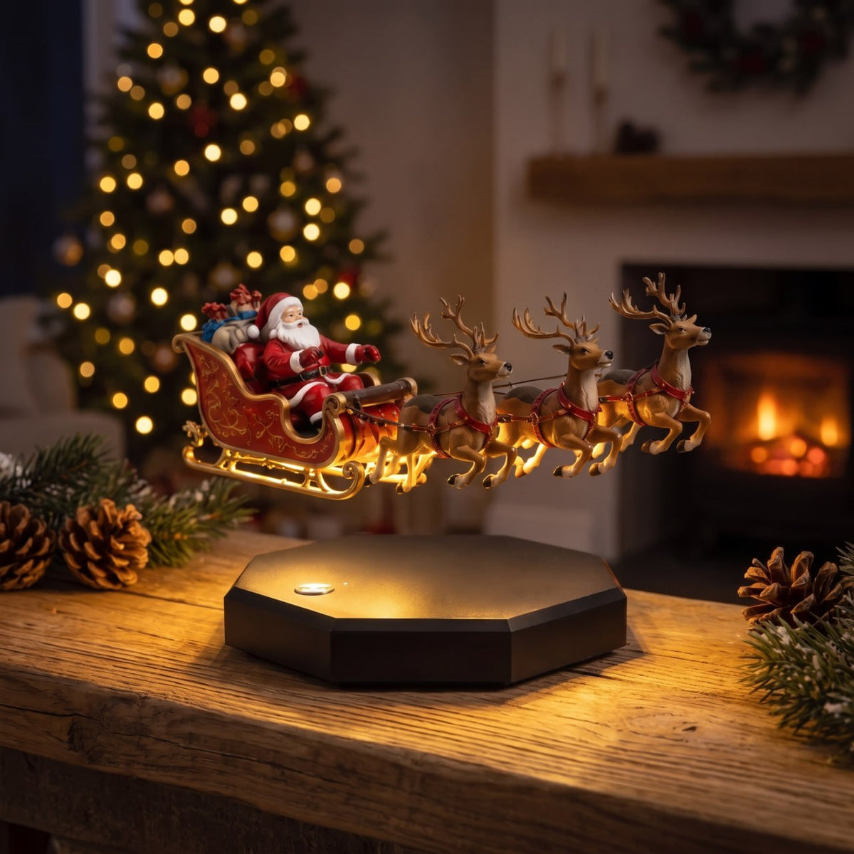 Levitation Floating Santa Sleigh