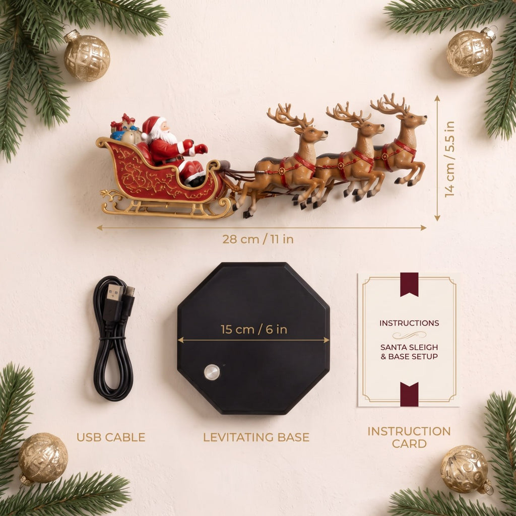 Levitation Floating Santa Sleigh