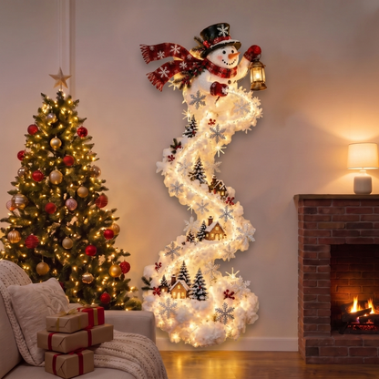 GlowTrail™ — Lámpara de pared del trineo de Santa